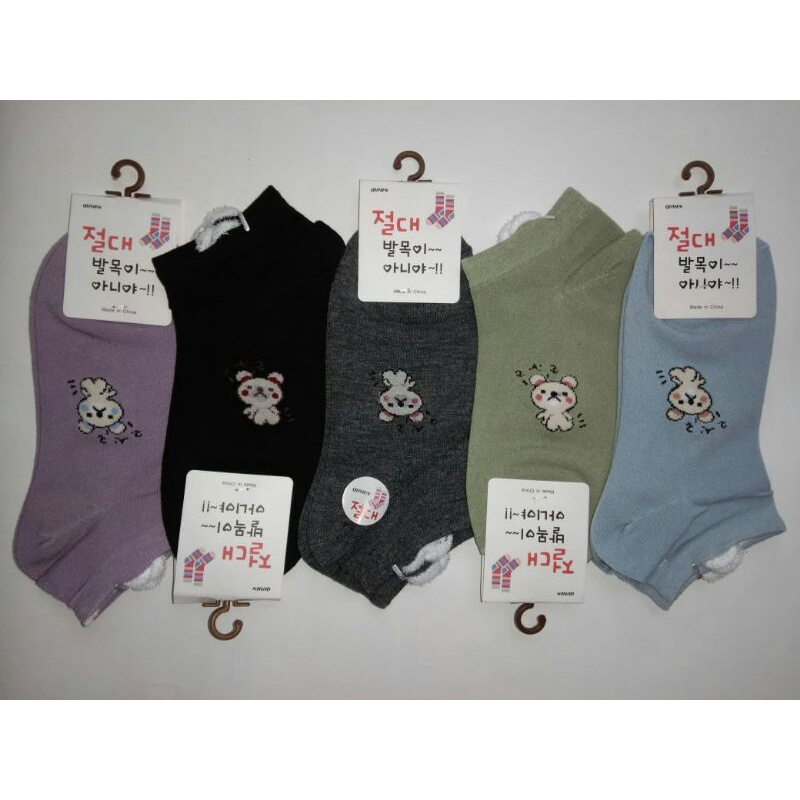 kaos kaki Wanita Qishen (1)