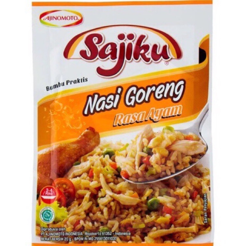 

sajiku nasi goreng rasa ayam 20gr x 10bks