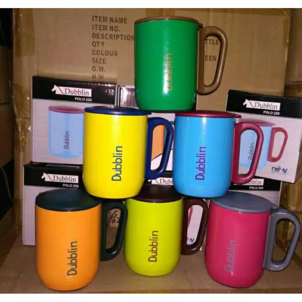 Gelas Dubblin Tahan Panas Dingin Polo 220ml