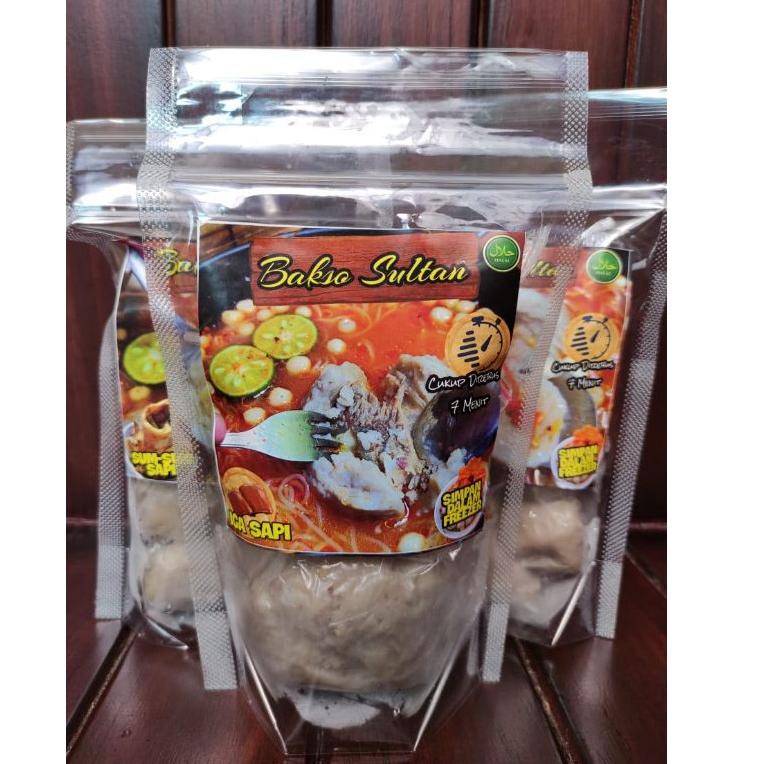 

[KODE HSMJ8] Bakso sultan isi iga sapi