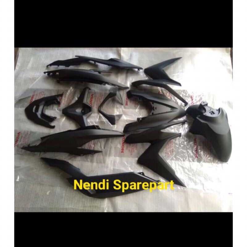 FULL SET BODY HALUS VARIO 125 150 NEW 2019 2020 2021 K59J VARIO TERBARU HITAM DOFF ORIGINAL