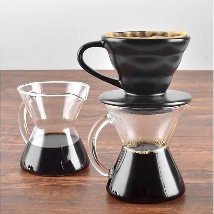 V60 Drip Coffee Server Teko Kopi Teh , Gelas Server Murah
