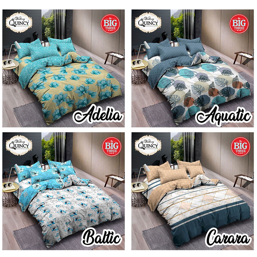 Bedcover SAJA Motif 180x200 / 160x200 QUINCY VALLERY Aquatic Diamond Delphi Sakura - BC 180 160 T30