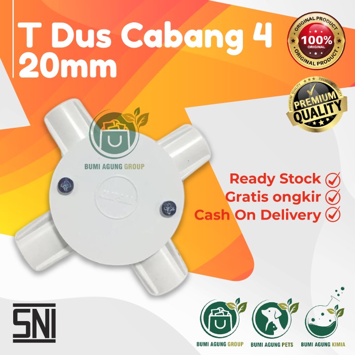 T dus Tdus Tdos T dos tedus teedus teedos CABANG 4 20mm HIGH QUALITY
