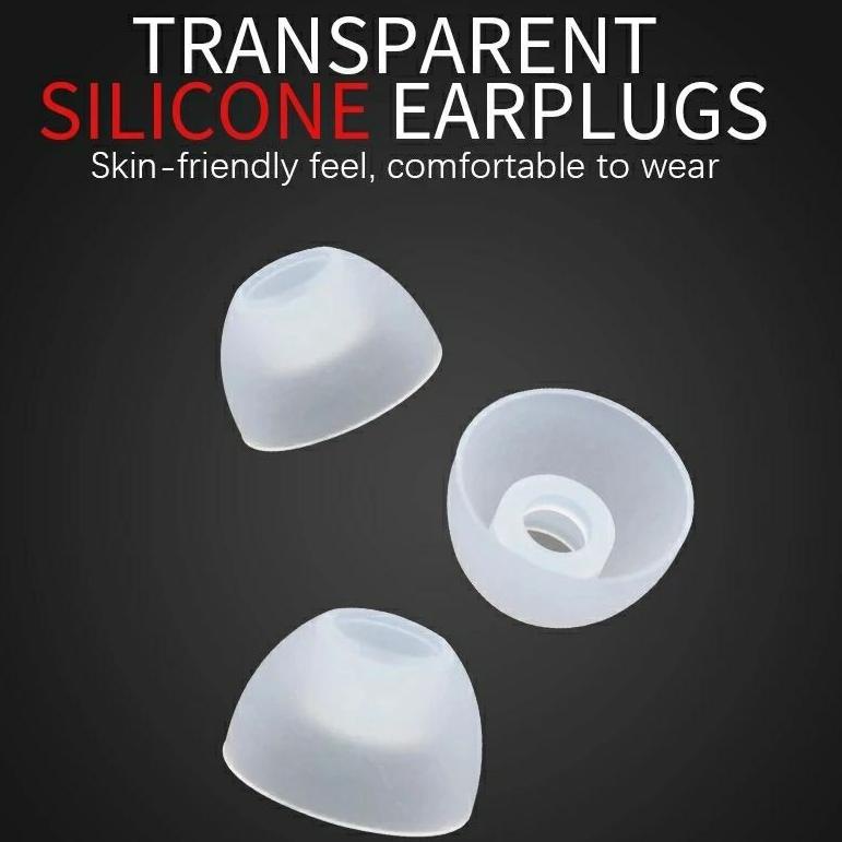 KZ Eartips SIlicone Super Soft White 3 Pasang KZ White Eartips Eartips KZ Karet Earphone Karet telinga for KZ EDX Pro CCA CRA TRN Mt1 Pro QKZ AK6 Pro KZ ZEX Pro KZ ZSN Pro X KZ Dq6 KZ ZS3 ZSa ZS5 ZS6 AZ09 PRO