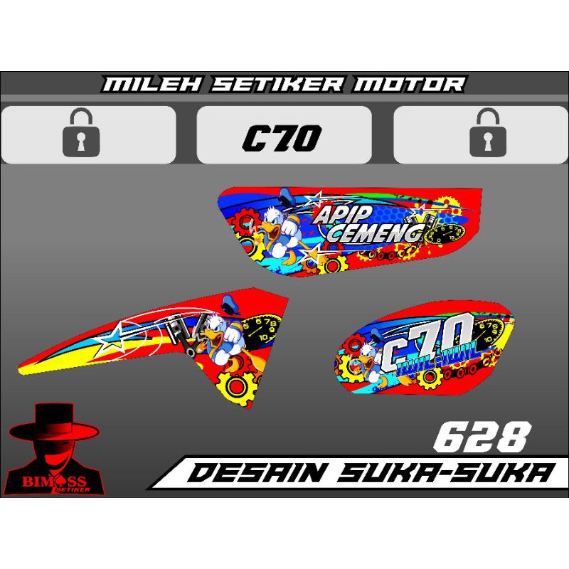 stiker setiker c70