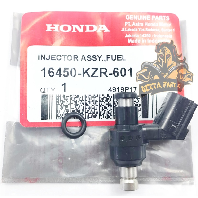 INJEKTOR ASLI HONDA AHM KZR TANPA SAMBUNGAN KUALITAS ASLI ORIGINAL HONDA AHM VARIO 125 VARIO 125 LED VARIO 150 LED