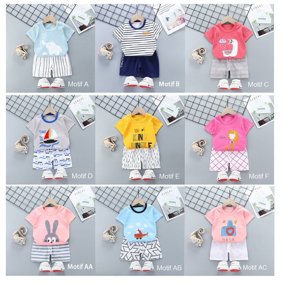Baju Bayi / Kaos Anak / Setelan Pendek Bayi / Kaos Bayi Lucu