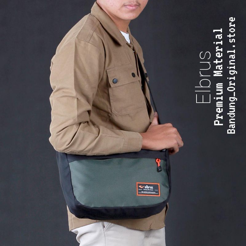 Original - Termurah Tas Salempang Pria Tas Perahu Slingbag Selempang Kerja Kuliah Sekolah Tourer Shoulder Bag