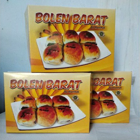 Bolen Pisang Coklat isi 6 Pia Barat khas Magetan