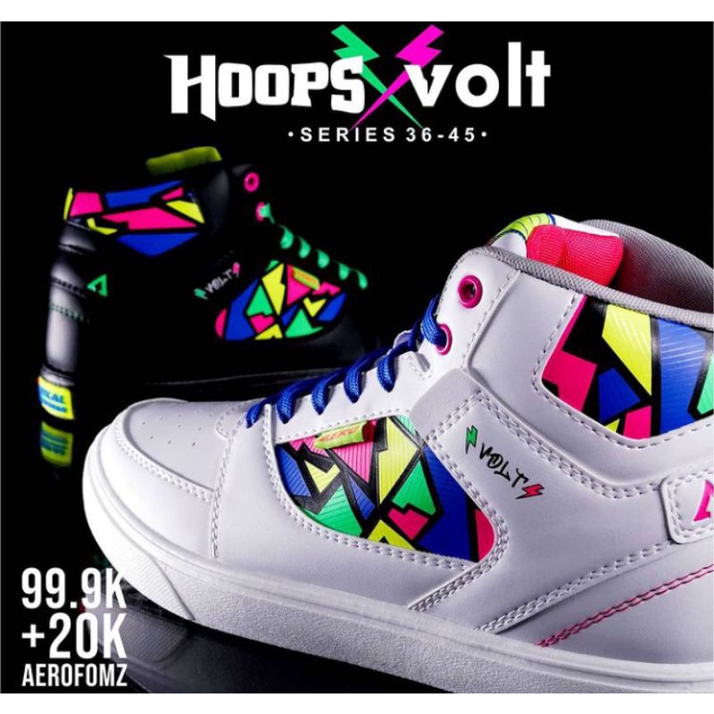 sepatu lokal aerostreet hoops x volt