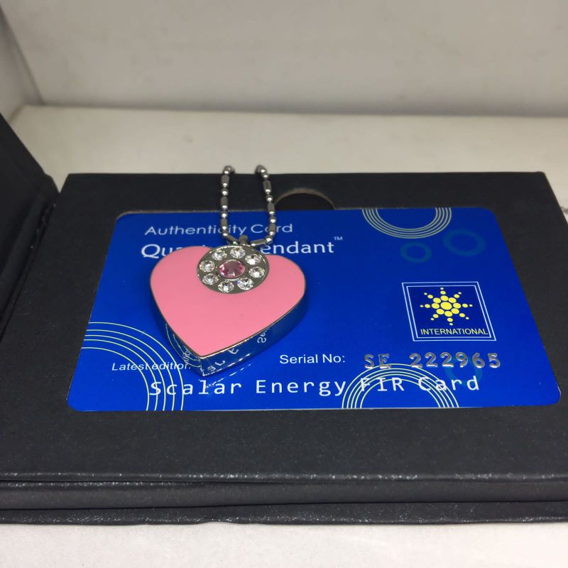 Kalung Kesehatan Terapi Asli - Quantum pendant asli - kalung kesehatan bio energi - kalung kesehatan liontin full love pink