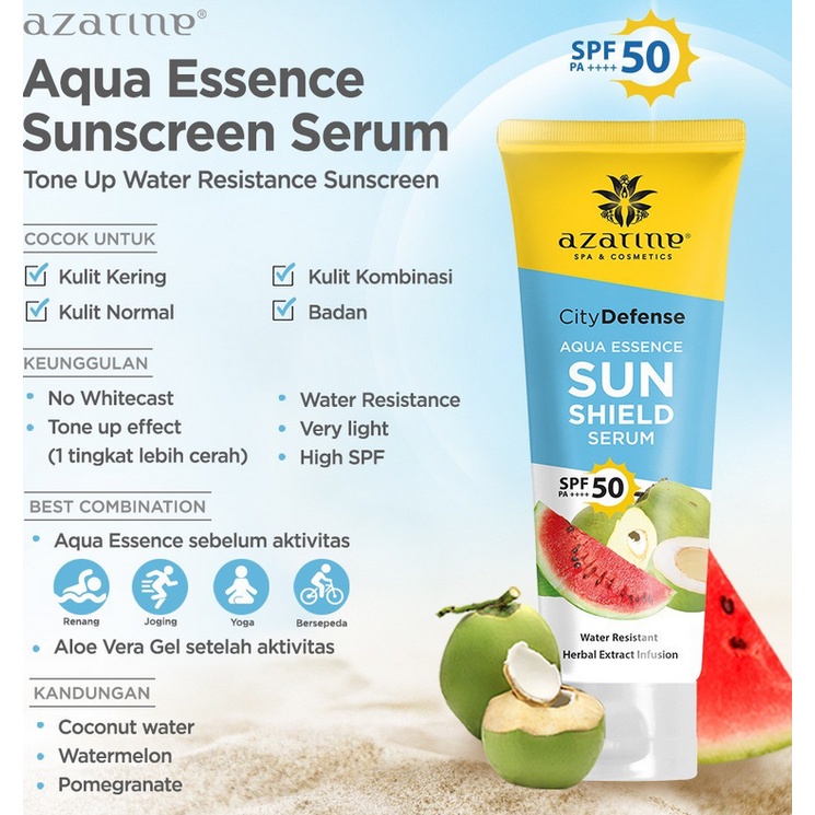 Azarine Hydrasoothe Sunscreen Gel Spf 45 50ml [Ready Stock] | Hydrasoothe Mist | HydraMax C