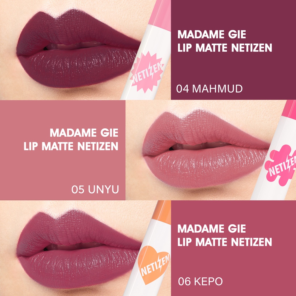 Madame Gie Lip Matte Netizen +62