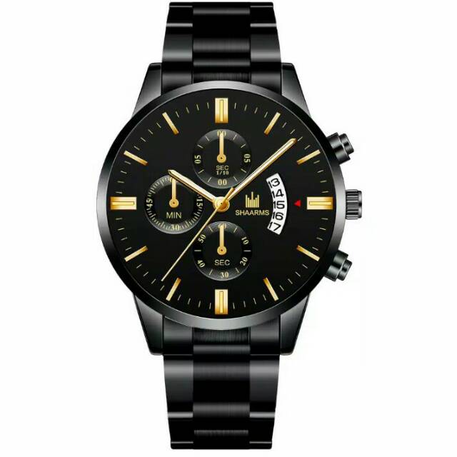 PROMO Ready  Jam Tangan SHAARMS bisnis Elegan Stainless Steel