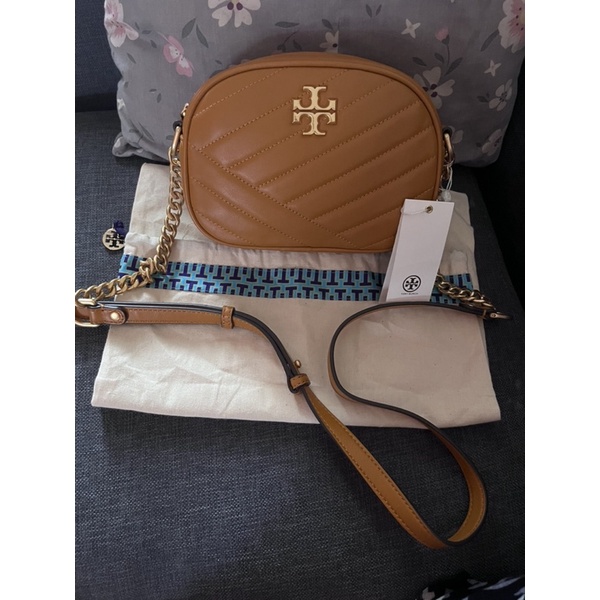 Tb kira chevron squash (preloved tory burch kira chevron new with tag)