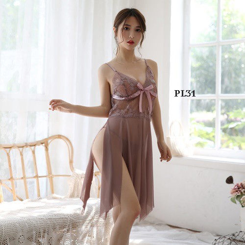 [TOKO TERPERCAYA] BAJU TIDUR WANITA NIGHTGOWN BAJU TIDUR SEKSI SEXY LINGERIE NUDE PL31