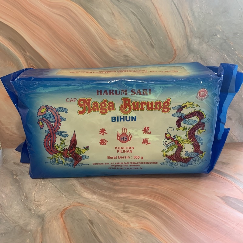 

Bihun Beras Naga Burung Harum Sari 500gr / Rice Vermicelli
