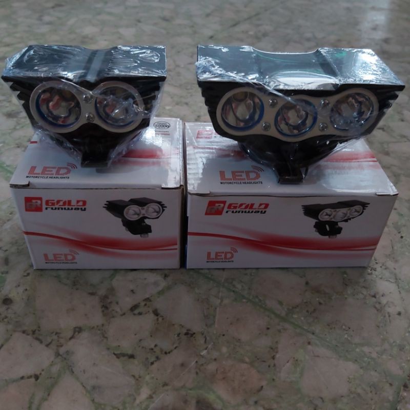 Lampu Tembak Sorot Owl 2mata 3mata cahaya SuperFocus Cover Full besi