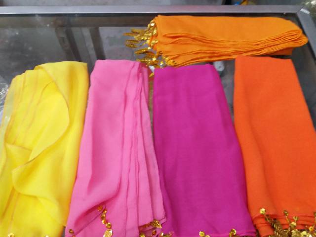 Selendang tari polos // Selendang polos rumbai // Sampur sipon polos-2