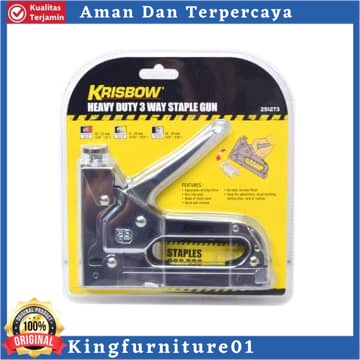 

Krisbow Stapler Tembak 3 In 1