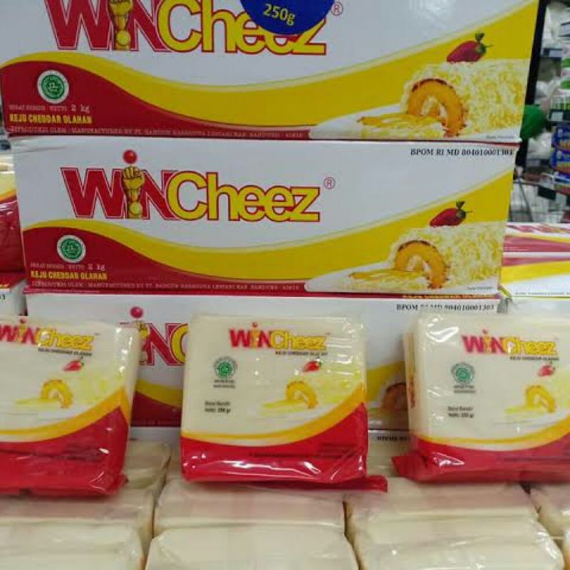 

Wincheez Keju Cheddar / Keju / Wincheez 250gram