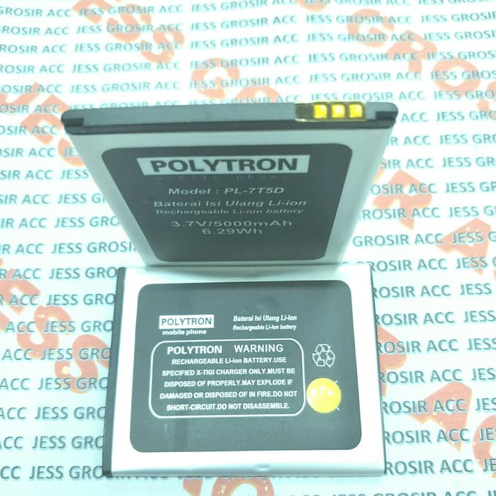 Baterai Battery Original Polytron Rocket T3 R2507 PL-7T5D PL7T5D