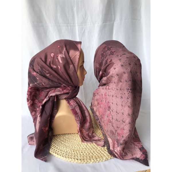 Jilbab Motif Voal segiempat-24