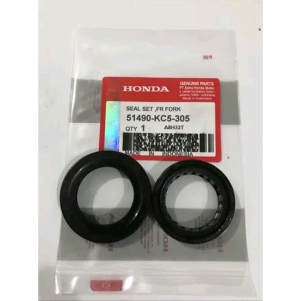 seal shock depan + seal abu honda GL-PRO VERZA MEGAPRO TIGER MEGAPRONEW TIGERNEW original AHM