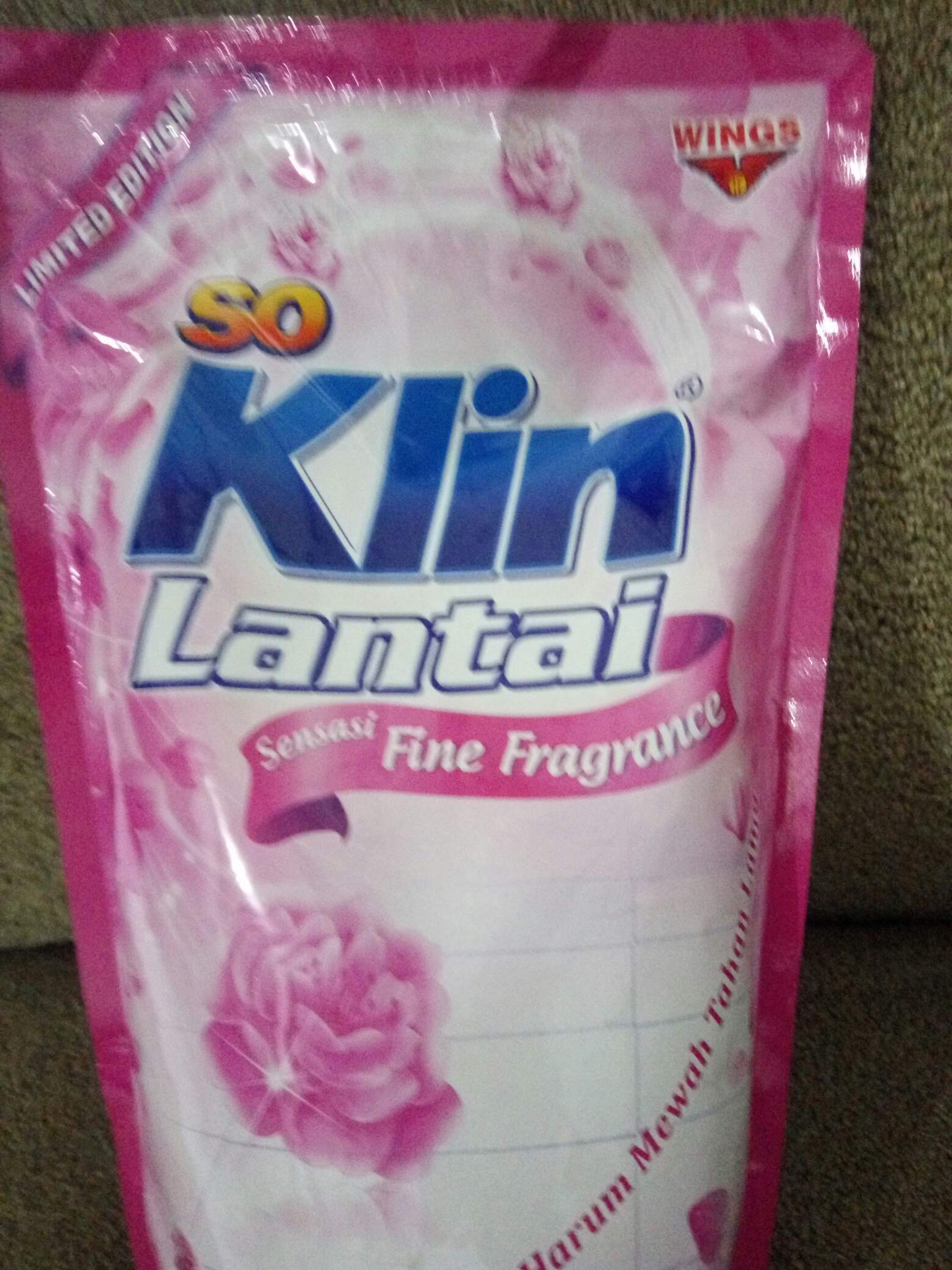 So Klin Lantai - Sensasi Baby & Fine Fragrance - Limited Edition - Refill 800ml