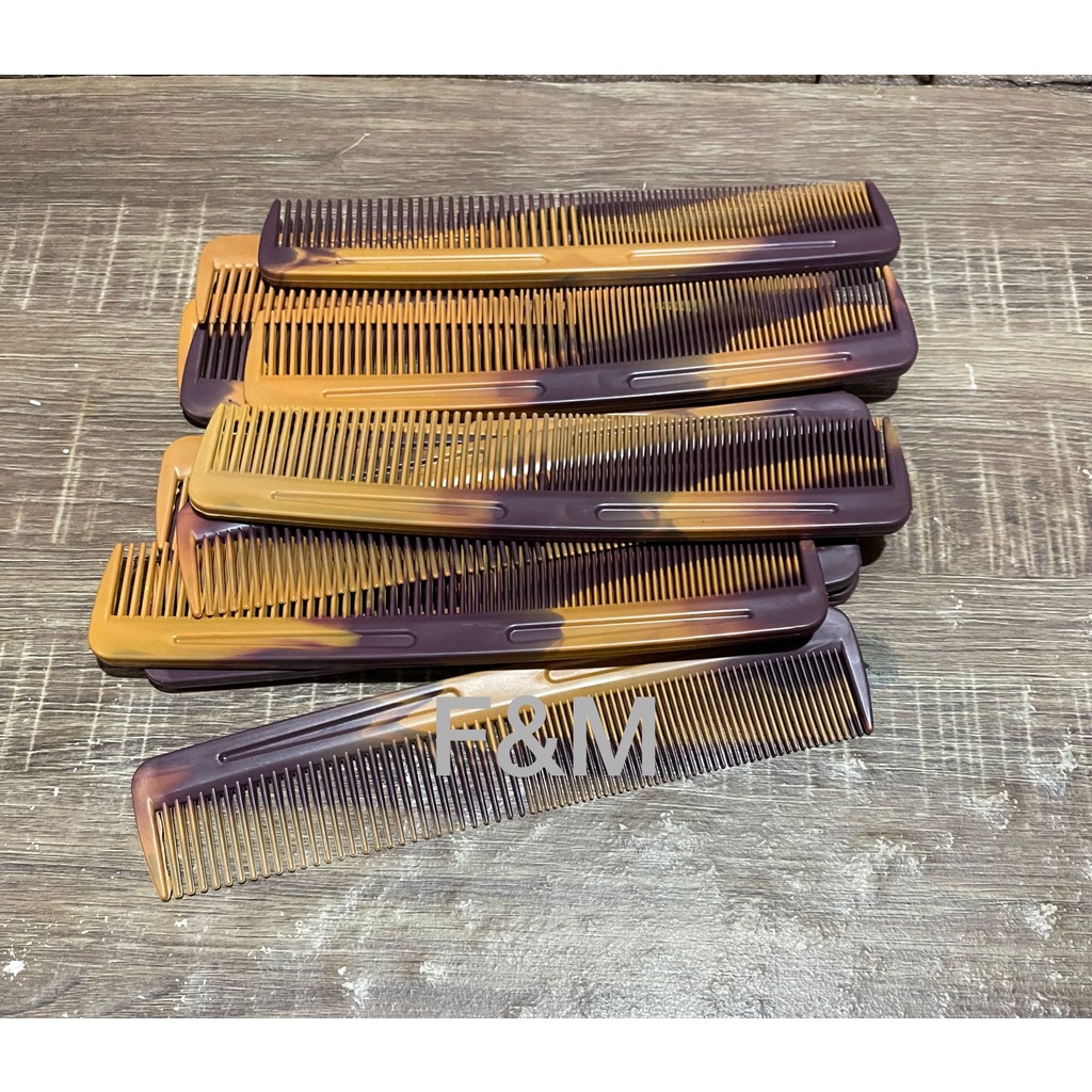 sisir / sisir plastik / sisir motif kayu 1pcs / sisir rambut panjang