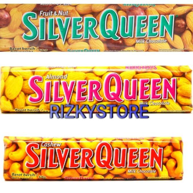 

BEST SELLER SILVERQUEEN 68 GRAM / COKLAT SUSU MEDE / ALMOND PALING MURAHHH!!!! - CoklatSusuMede