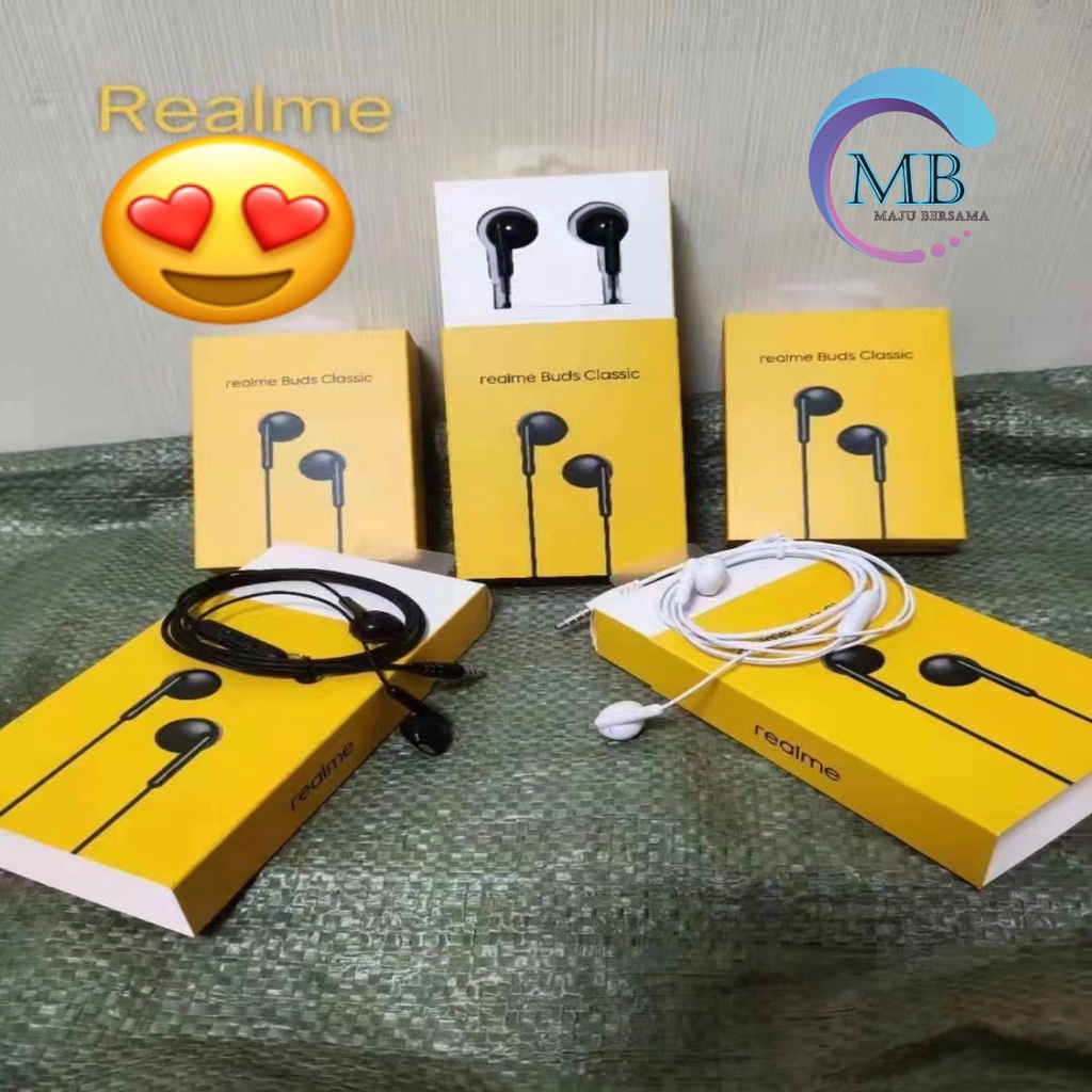 BM061 Headset Hf earphone realme BUDS Classic ORIGINAL SUPERBASS realme 5 C20 C21y c25 C2 C3 C11 MB2160