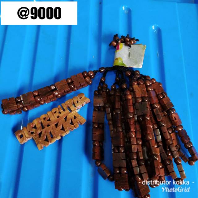 ( SUPER MURAH ) Paket hemat 10 pcs gelang Kokka kaukah yinyang coklat