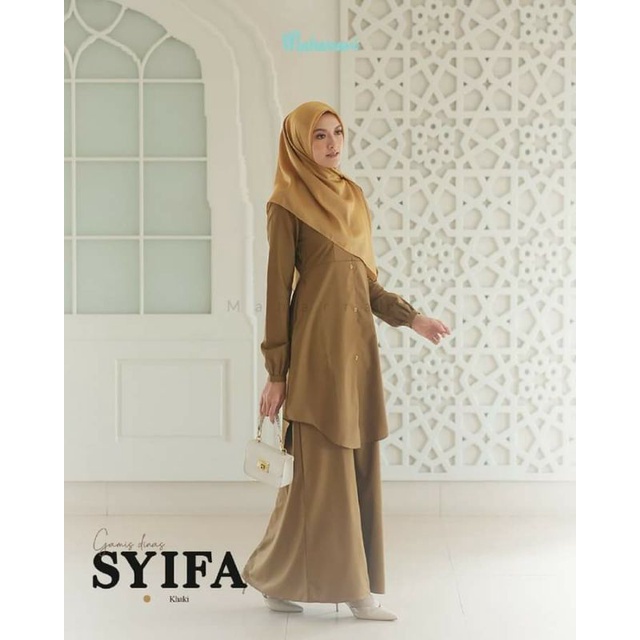 Syifa Maharani Dress/syifagamisguru/gamisnakes/gamiskerja/homemade/maharani