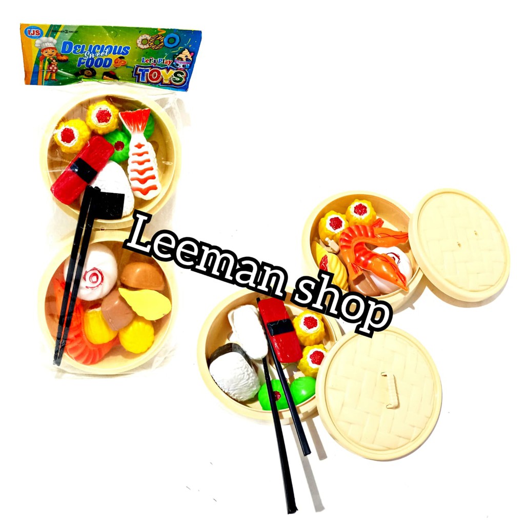 DIMSUM 2 PCS MAINAN ANAK DIMDUM DOUBLE SH 1273