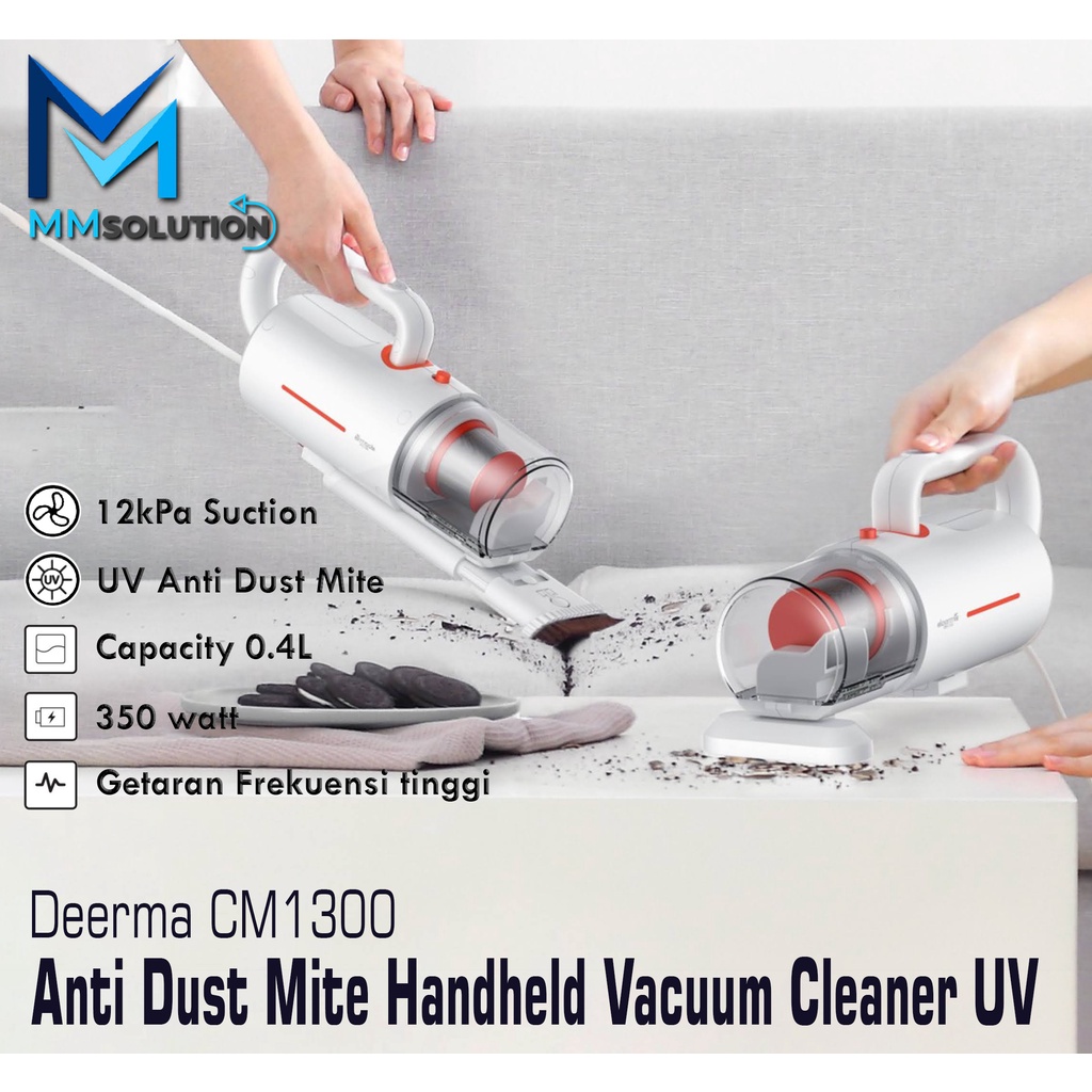 DEERMA CM1300 / CM1900 Vacuum Vacum Cleaner Tungau Kasur Sofa ANTI UV MITES BED