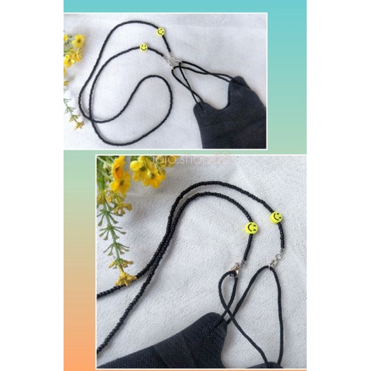 Strap masker/tali masker/strap cewek/cowok emoji