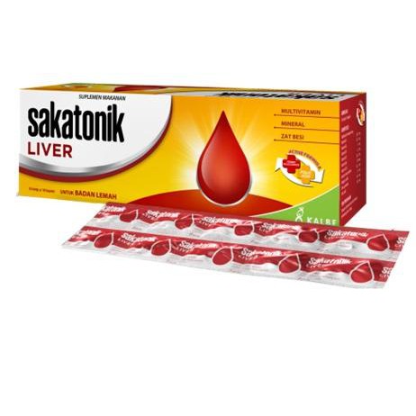 sakatonik liver 1 strip isi 10 tablet || sakatonik liver