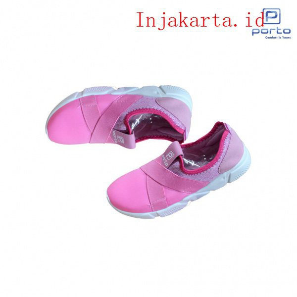 Porto - Sepatu Olahraga Sneakers Wanita Trendy Tanpa Tali AD017L aXWy