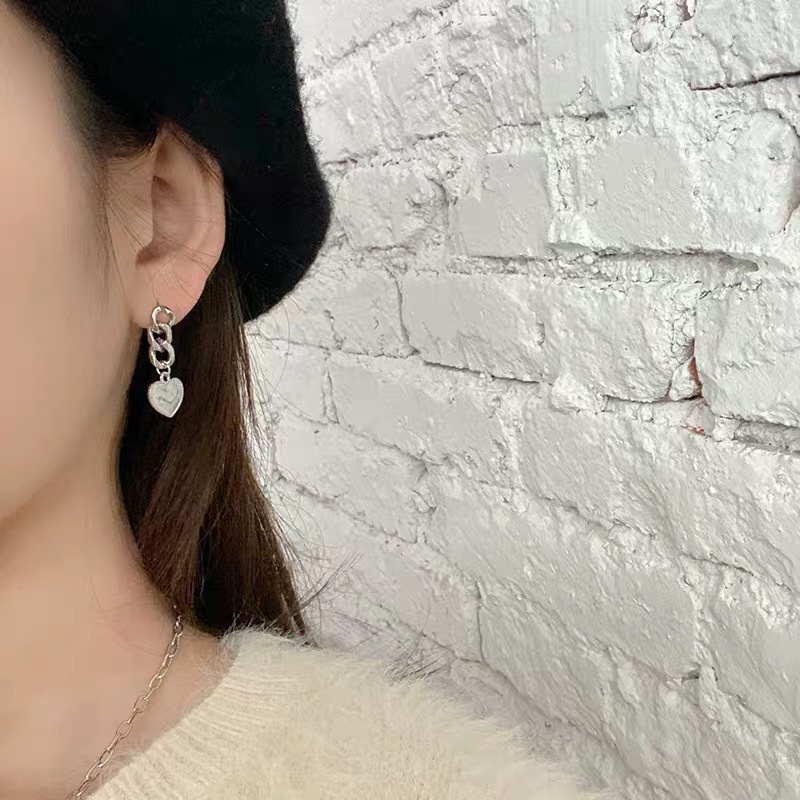 Love Chain Earrings Accessories Trend Fashion Temperament Personality