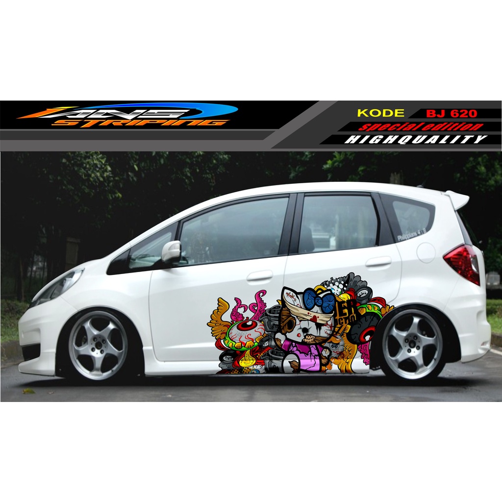 DECAL STICKER MOBIL JAZZ BRIO AVANZA SIGRA YARIS / STIKER VARIASI MOBIL / MODIF STICKER MOBIL 620