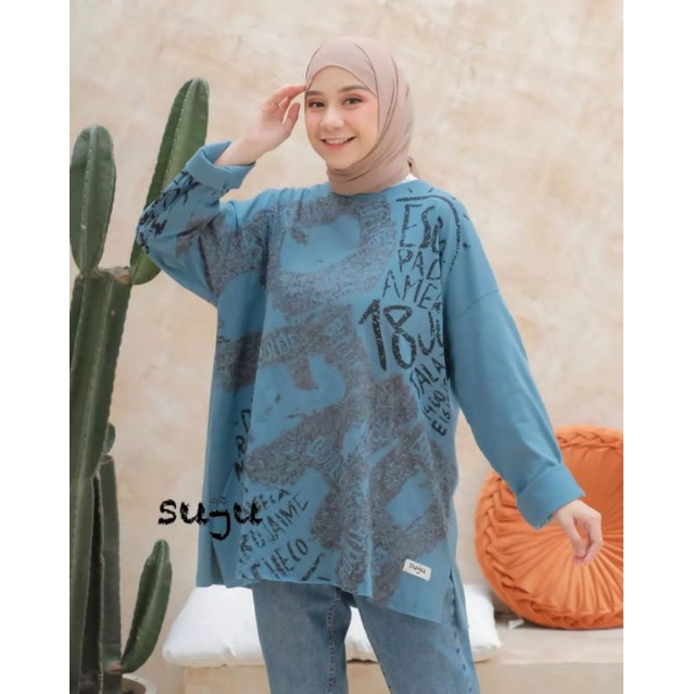 Baju atasan Kaos Suju