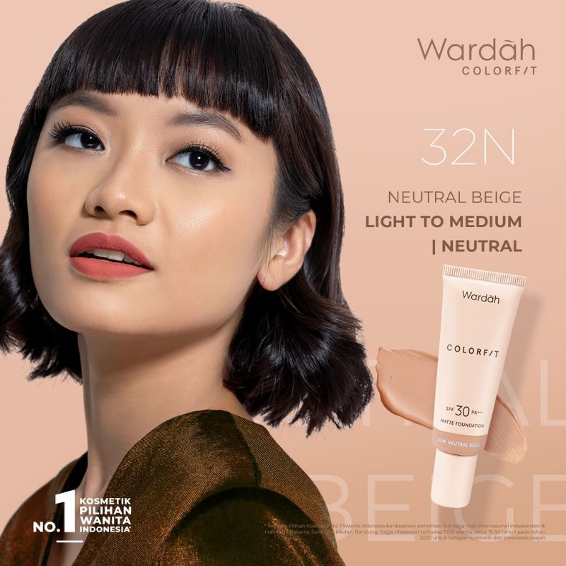 Wardah Colorfit Matte Foundation SPF 30 PA ++