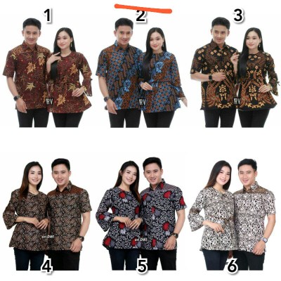 Kemeja Batik Lengan Panjang M L Xl Xxl Jumbo Sogan Halus Kenongo Padi Ulir Megamendung