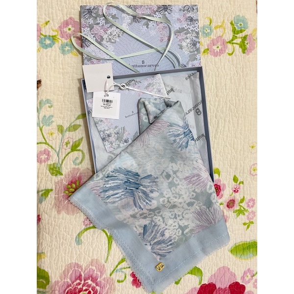 Buttonscarves Les Amities Baby Blue