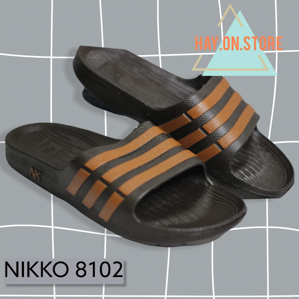 NK 102 - 38-42 SANDAL PRIA SLIDE NIKKO 8102 SANDAL PRIA TERMURAH