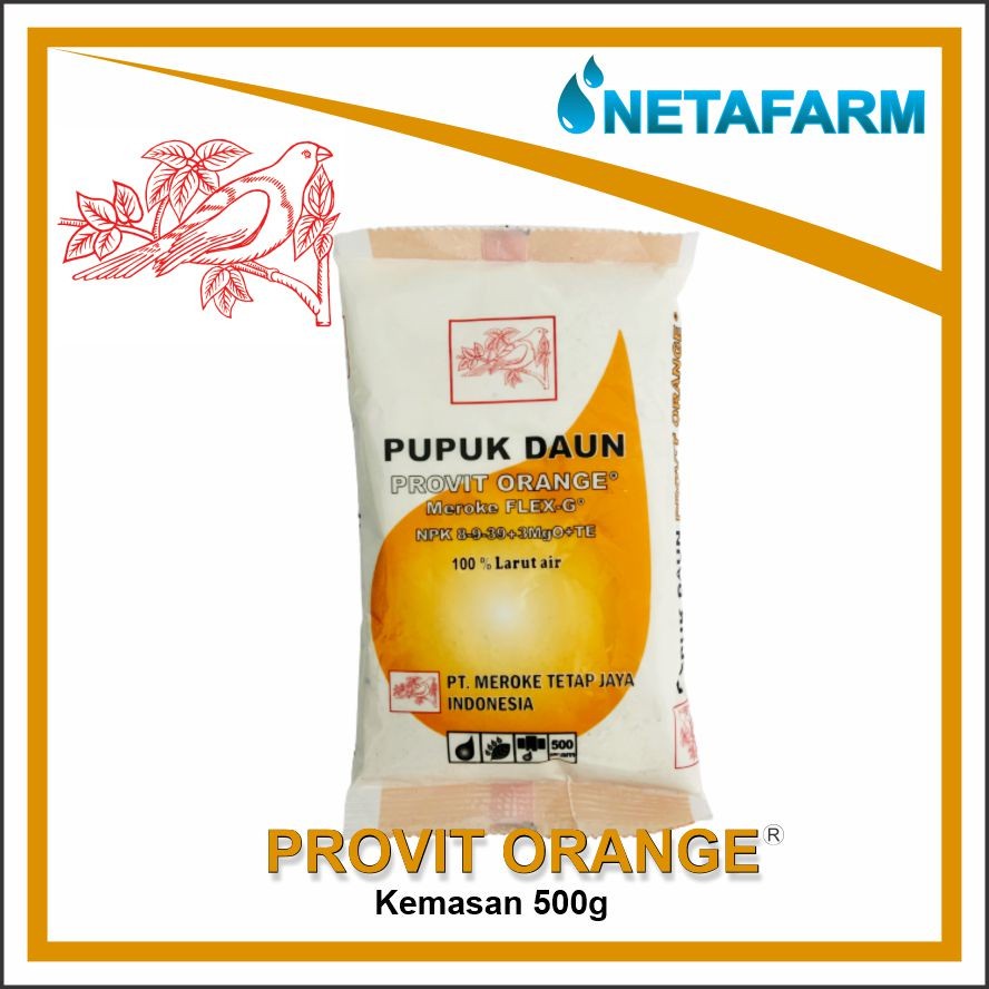 Meroke Provit Orange Pupuk Daun NPK Kemasan Pabrik 500 gr