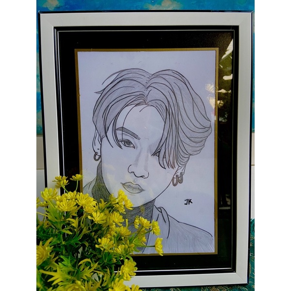 Sketsa wajah kado wisuda kado ulantahun kado pernikahan