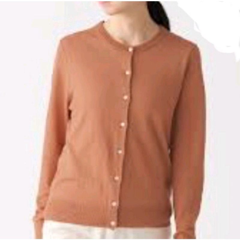 MUJI linen cardigan